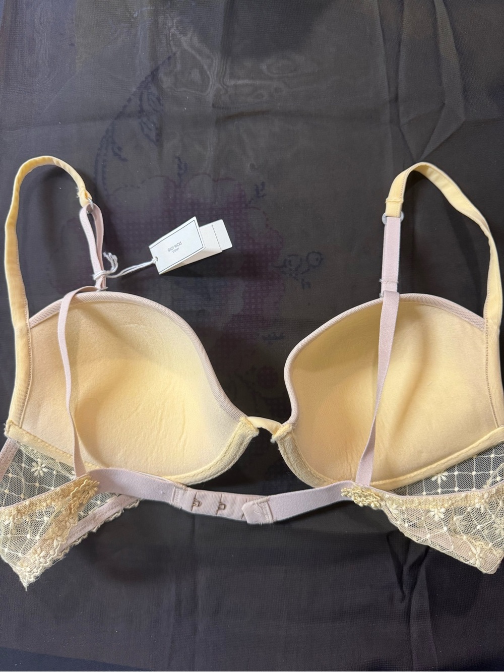 Gilly Hicks Hollister Powder Yellow Lace Bra - NWT - Size 36B - Picture 6 of 6